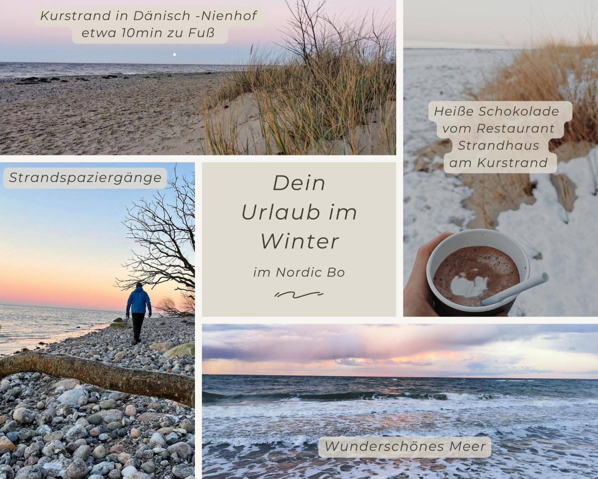 Nordic Bo -Wellen Wald Und Wilde Kueste- Strandnahe Doppelhaushaelfte Mit Waldterrasse Surendorf Exterior photo